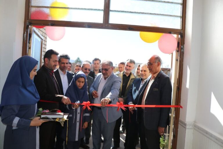 مدرسه ۳ کلاسه خیرساز در شهرستان خوی به بهره برداری رسید